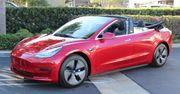 Tesla Model 3 Cabrio pozwoli się wyróżnić, ale kosztuje dwa razy tyle, co zwykła