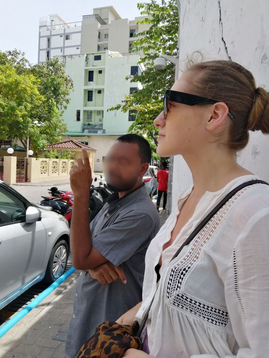 Caroline Derpienski na wakacjach