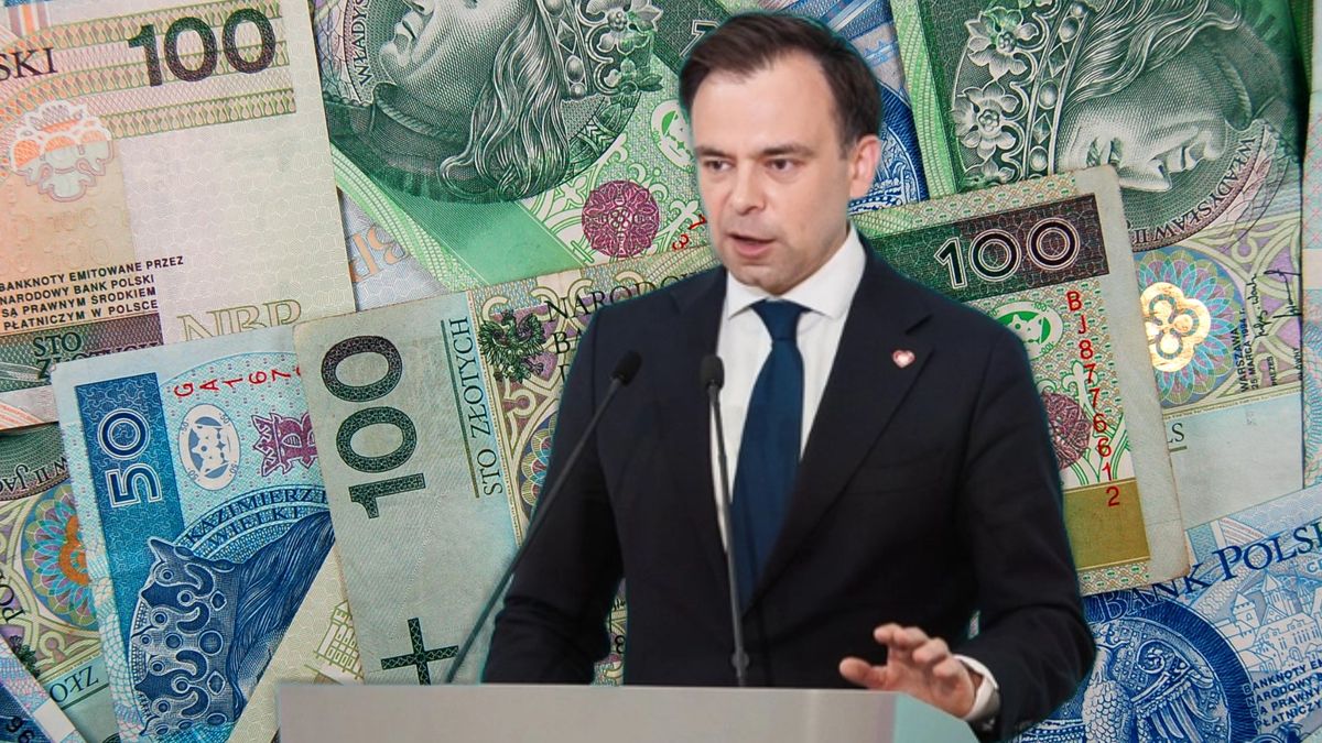 Minister finansów i gospodarki Andrzej Domański