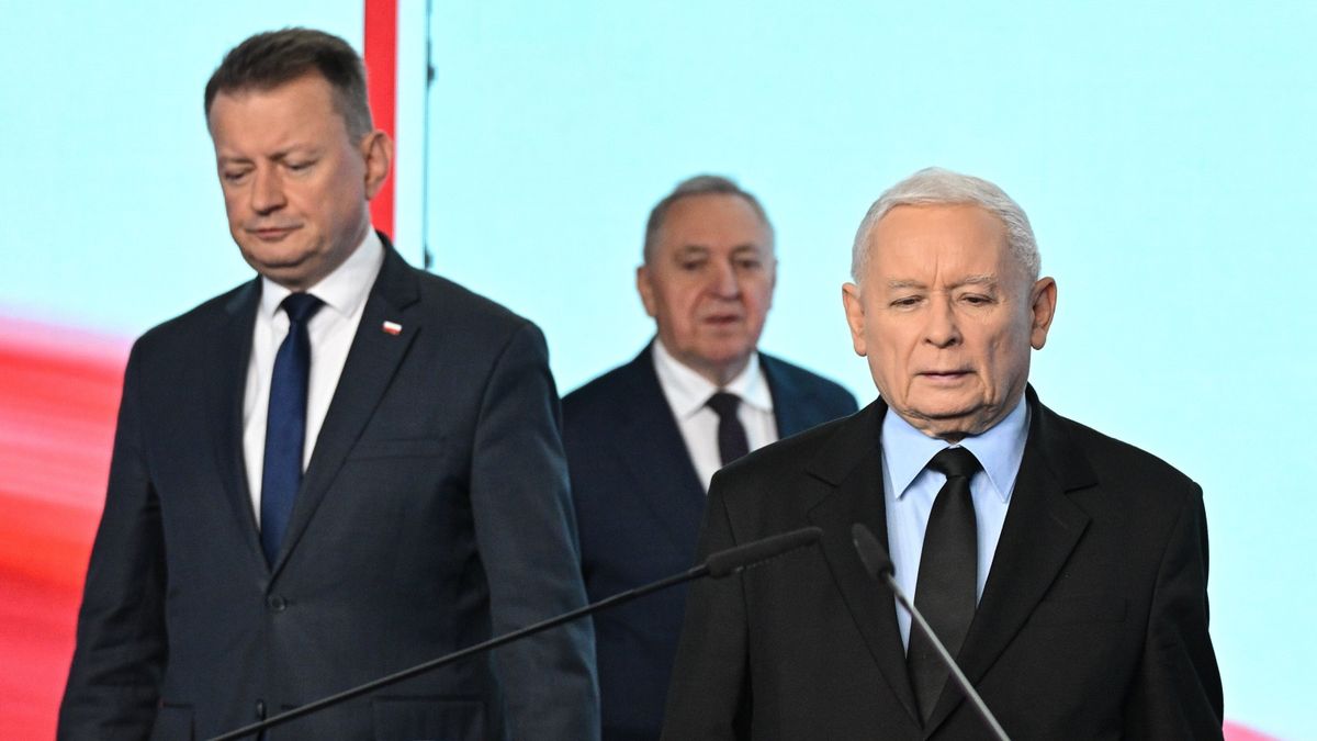 Jarosław Kaczyński, Mariusz Błaszczak, Henryk Kowalczyk.