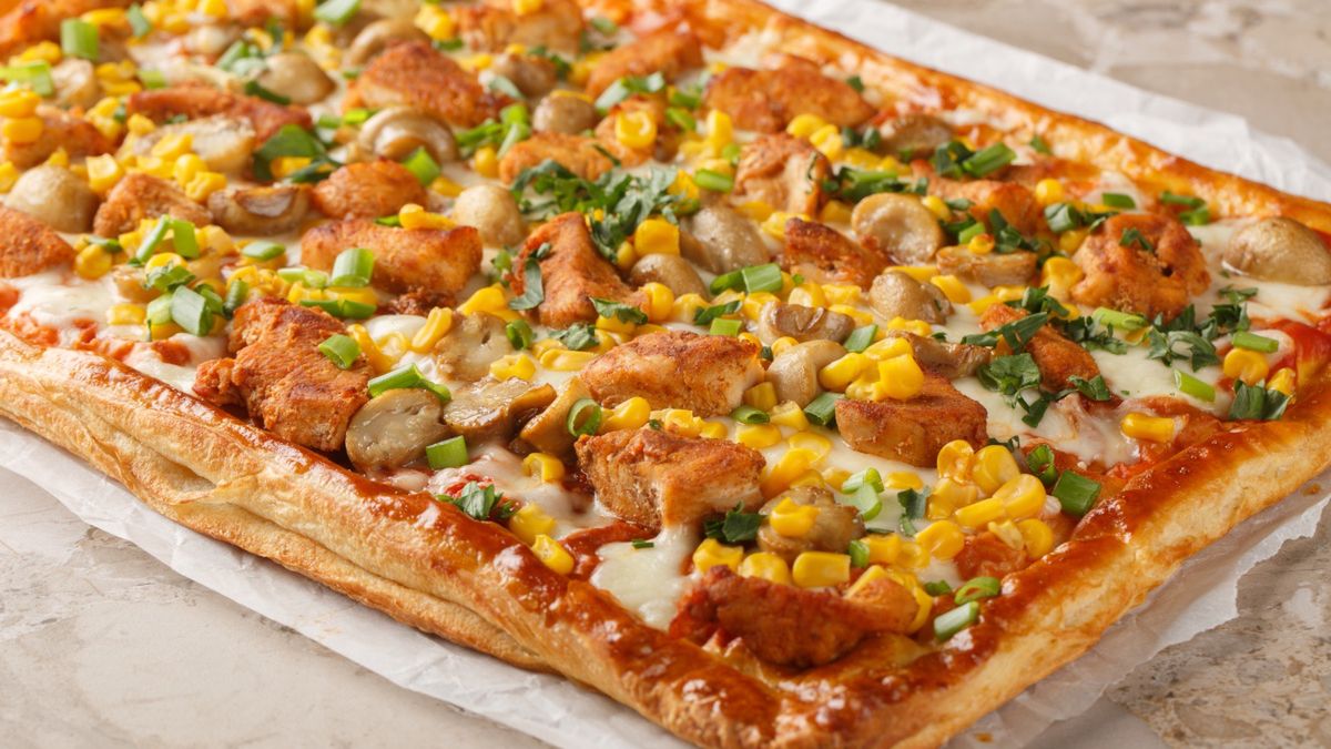 Pizza na cieście francuskim