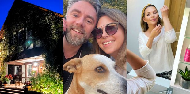 Tak mieszkają Aleksandra Kwaśniewska i Kuba Badach: jasne przestrzenie, przytulny wystrój, piękny ogród (ZDJĘCIA)