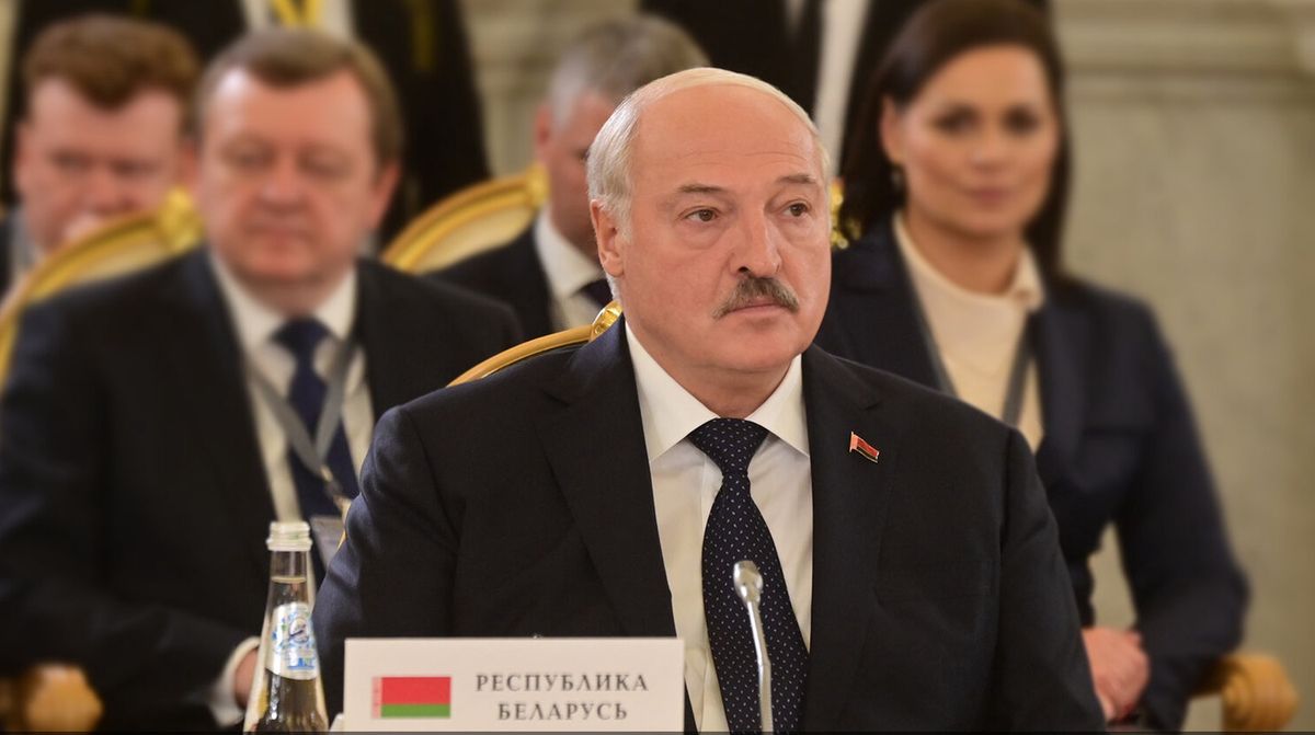 Alaksandr Łukaszenka na posiedzeniu Najwyższej Eurazjatyckiej Rady Gospodarczej w Moskwie