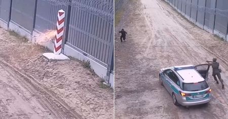 Migranci i żołnierze Łukaszenki. Akcja na granicy z Białorusią