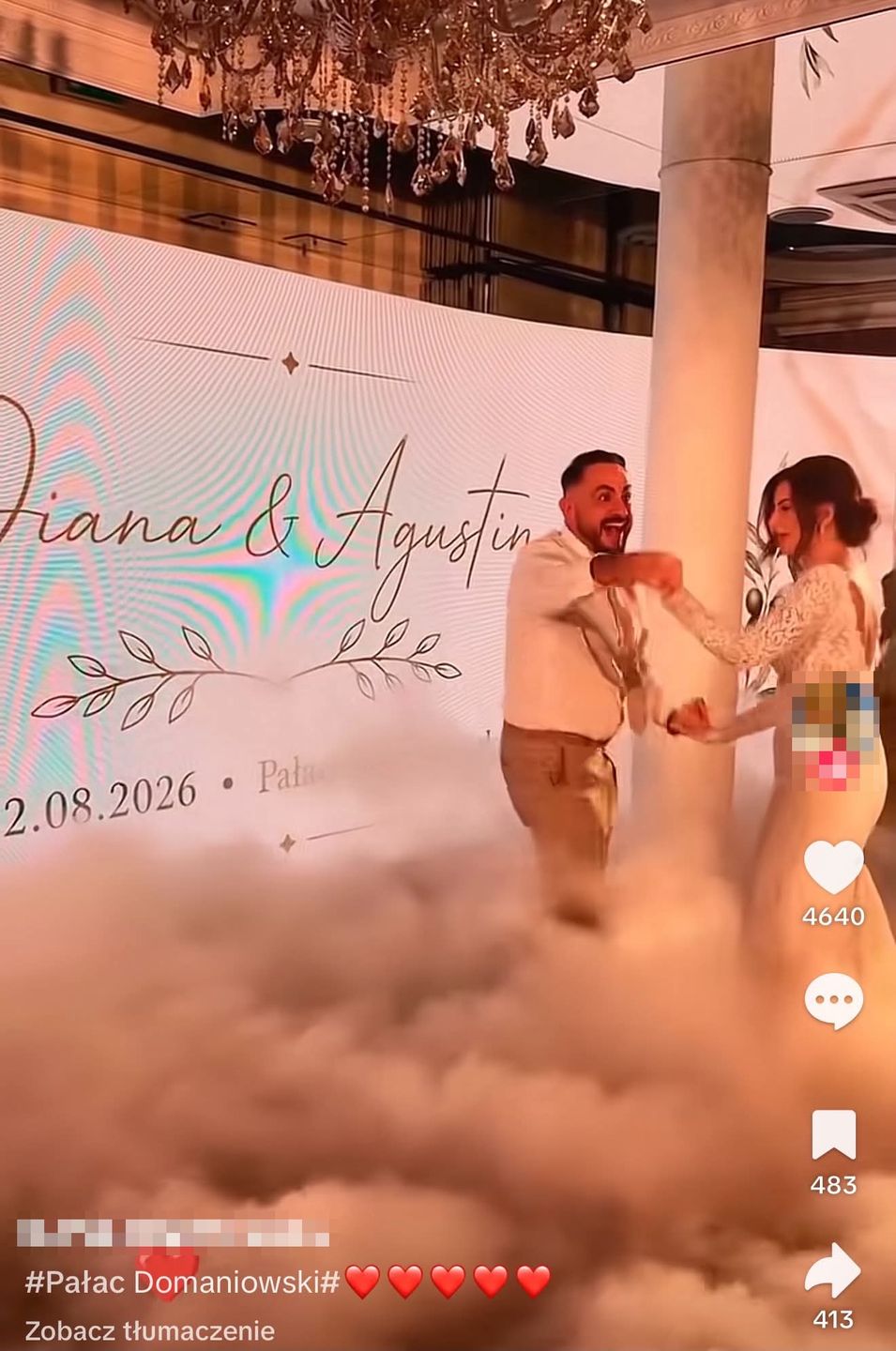 Pierwszy taniec Agustina Egurroli i Diany