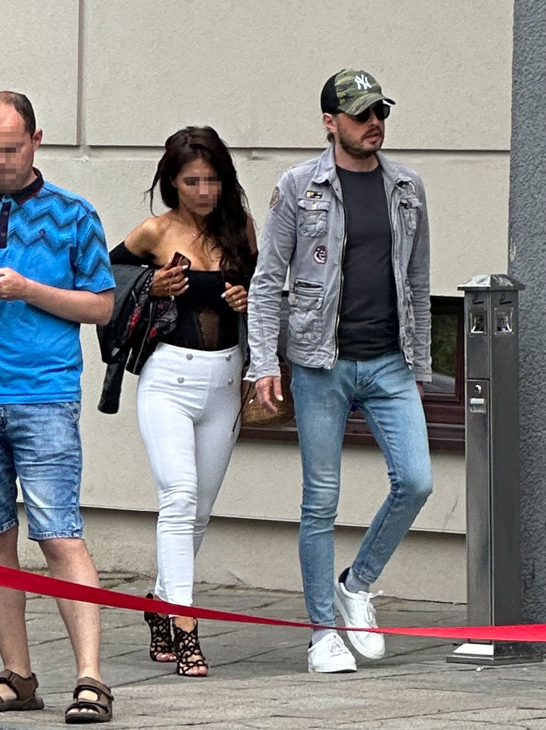 Piotr Cugowski z partnerką