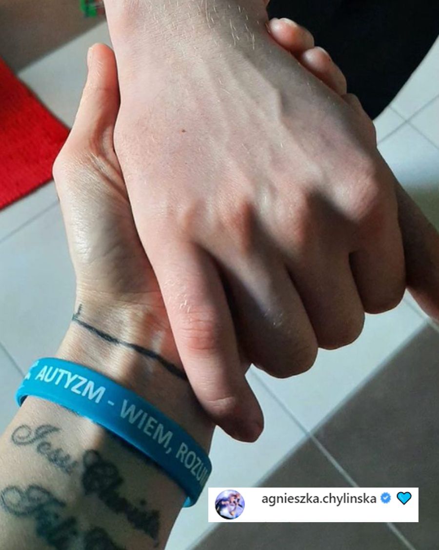 Agnieszka Chylińska obchodzi Dzień Autyzmu