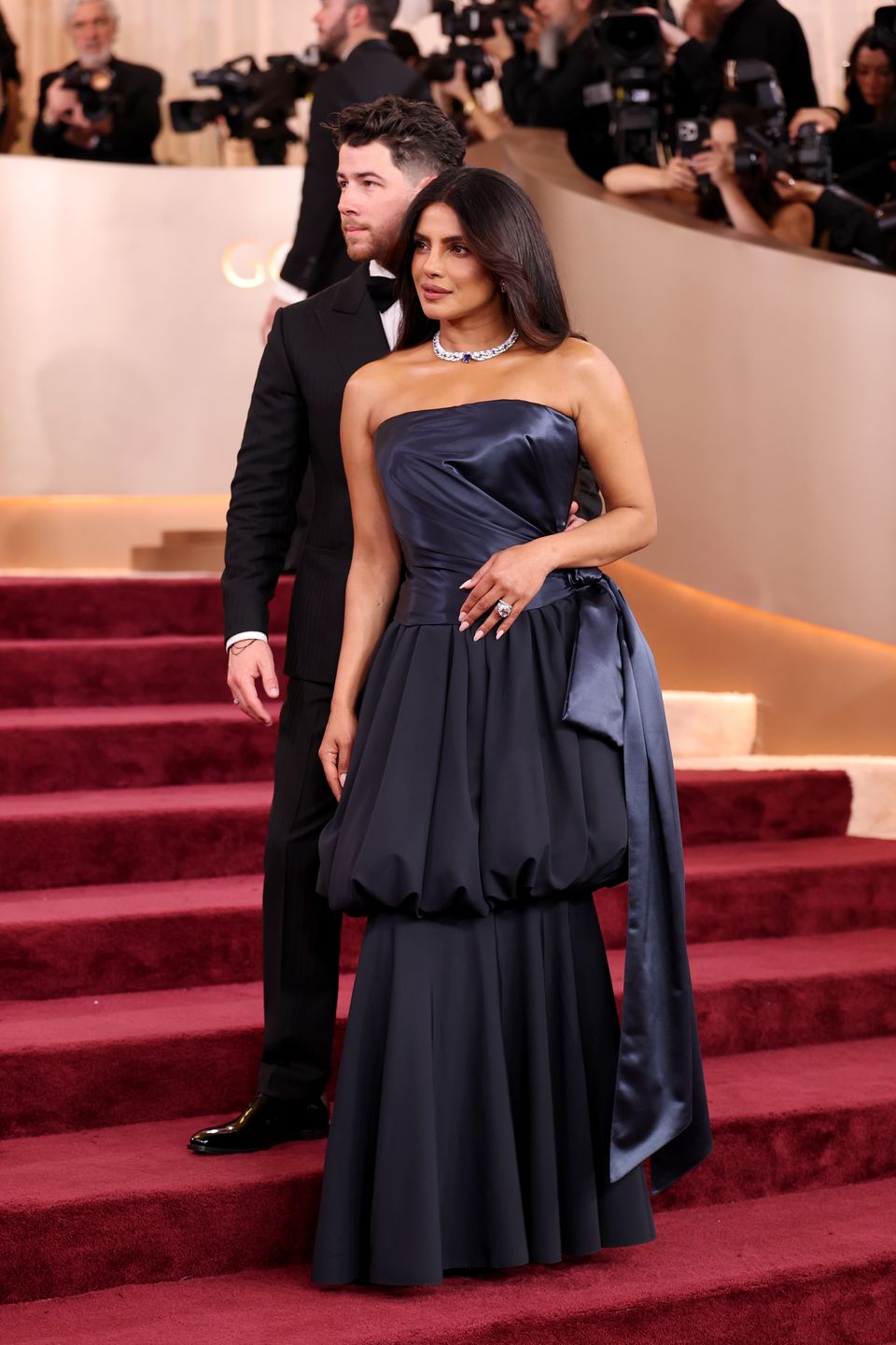 Nick Jonas i Priyanka Chopra na Złotych Globach 2026