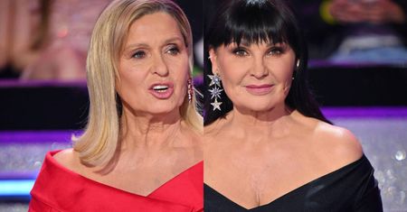 "Taniec z gwiazdami". Ewa Kasprzyk zażartowała na wizji Z WAGI Pavlović. "Czarna Mamba" aż wstała