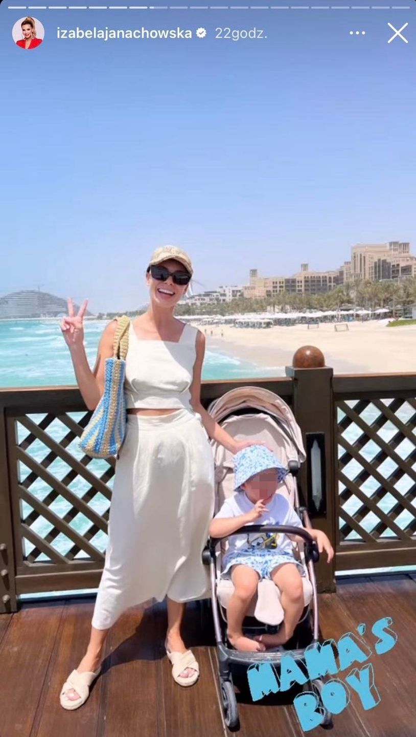 Dubajskiego la dolce vita Izabeli Janachowskiej ciąg dalszy. Tylko pozazdrościć? 
