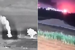 Seria potężnych eksplozji w Rosji. Moment ataku na rurociąg Przyjaźń