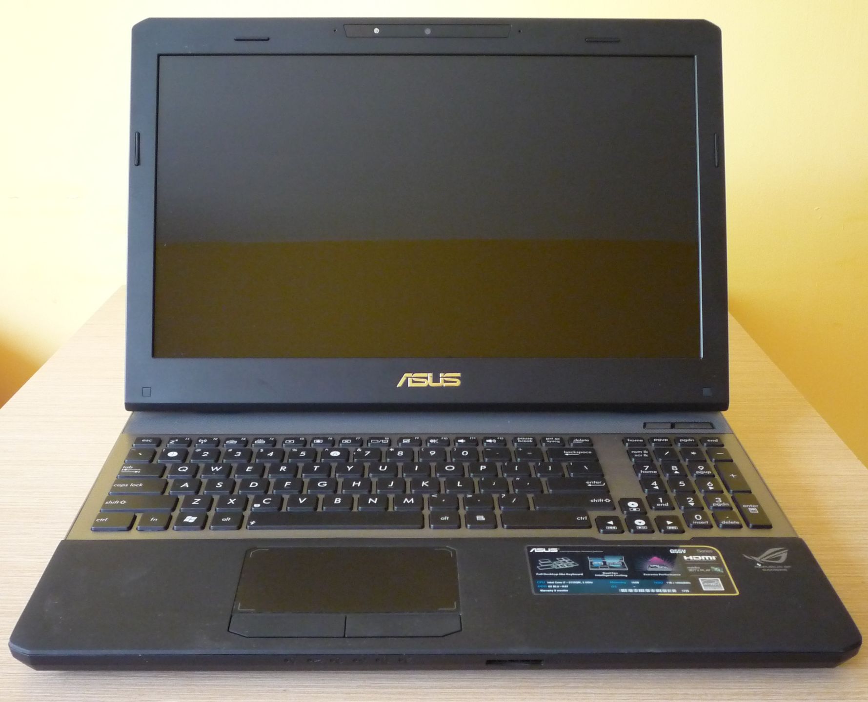 Asus G55VW - stworzony do walki [test] 3