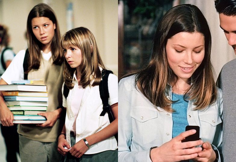 Jessica Biel i Beverley Mitchell w "Siódmym niebie"