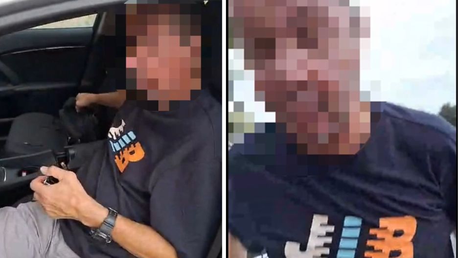 Pijany i agresywny kierowca zatrzymany