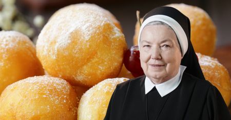 Siostra Anastazja ma najlepszy przepis na pączki twarogowe. Zawsze wychodzą pulchne i mięciutkie