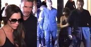 David Beckham wyprowadza pijaną Victorię z imprezy!