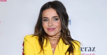 Edyta Herbuś z babcią na ściance. To ona skradła show