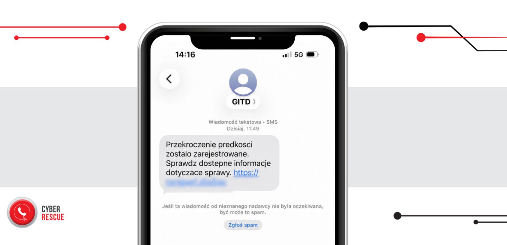 Fałszywy SMS
