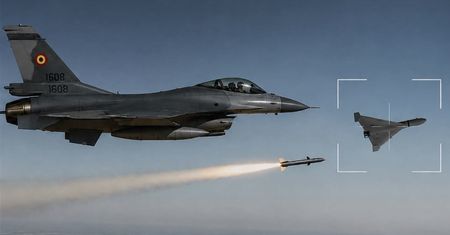 Gorąco nad Morzem Czarnym. F-16 strącił drona nad krajem NATO