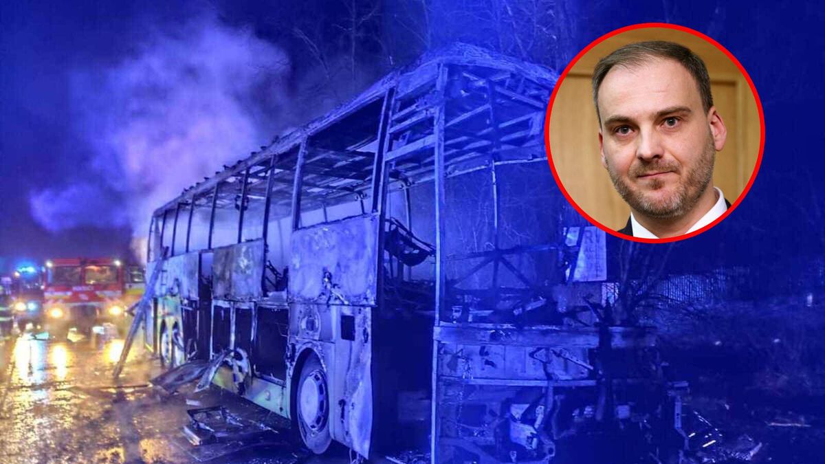 Komunikat MSZ po wypadku autobusu.