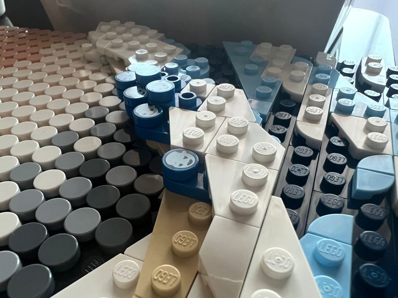 "Wielka fala" Hokusaia z LEGO