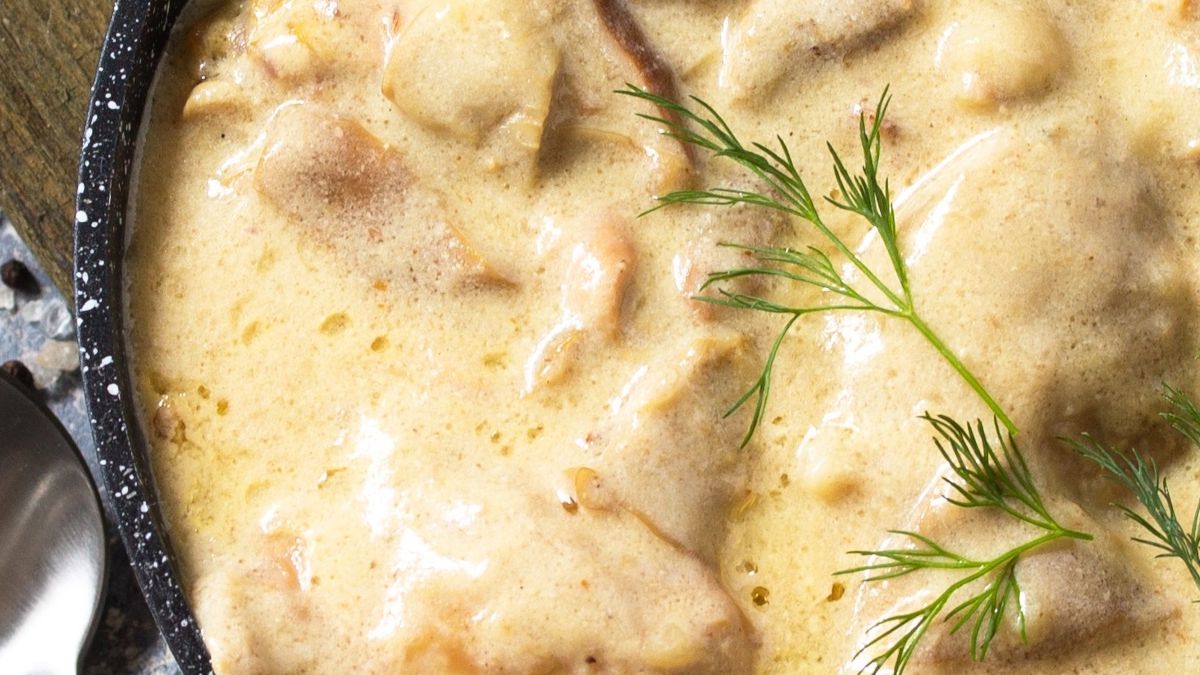 Kurczak w aksamitnym sosie