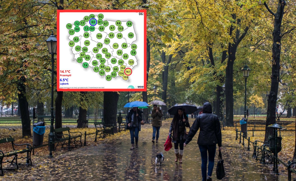 wiadomości,aktualności,WP Wiadomości Ponuro i deszczowo. W poniedziałek w pogodzie gorsza strona jesieni