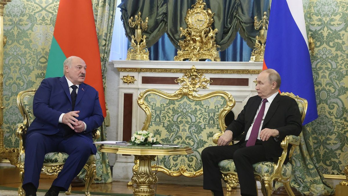 Łukaszenka i Putin spotkali się w Moskwie.