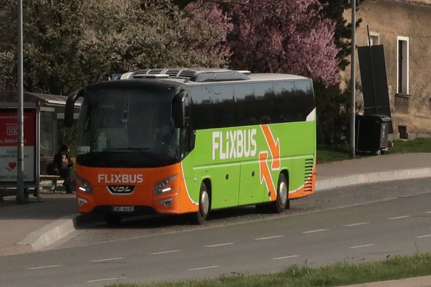 Przewoźnicy prywatni - przystanek przy ul. Sikorskiego w Wałbrzychu