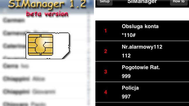 Zarządzamy kontaktami z SIM na iPhonie 1