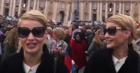 Kożuchowska w Watykanie: "Jestem wzruszona, że mogę tutaj być!"