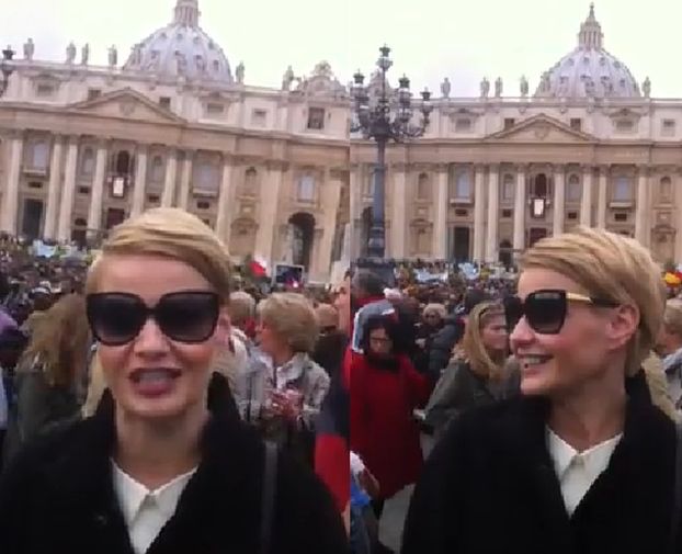 Kożuchowska w Watykanie: "Jestem wzruszona, że mogę tutaj być!"