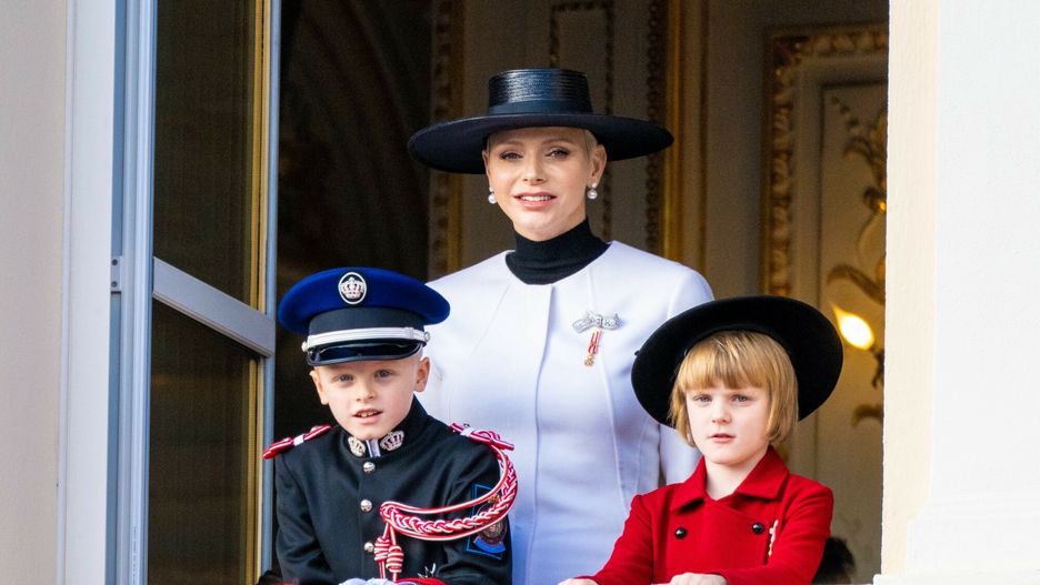 Księżna Charlene z dziećmi