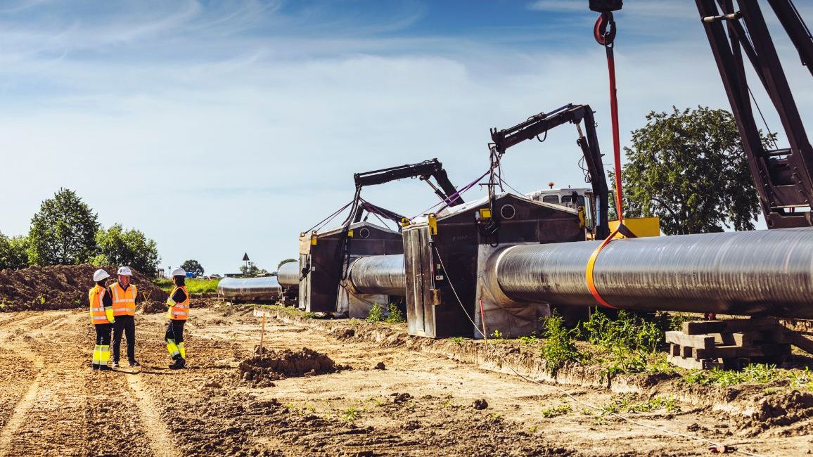 budowa gazociągu