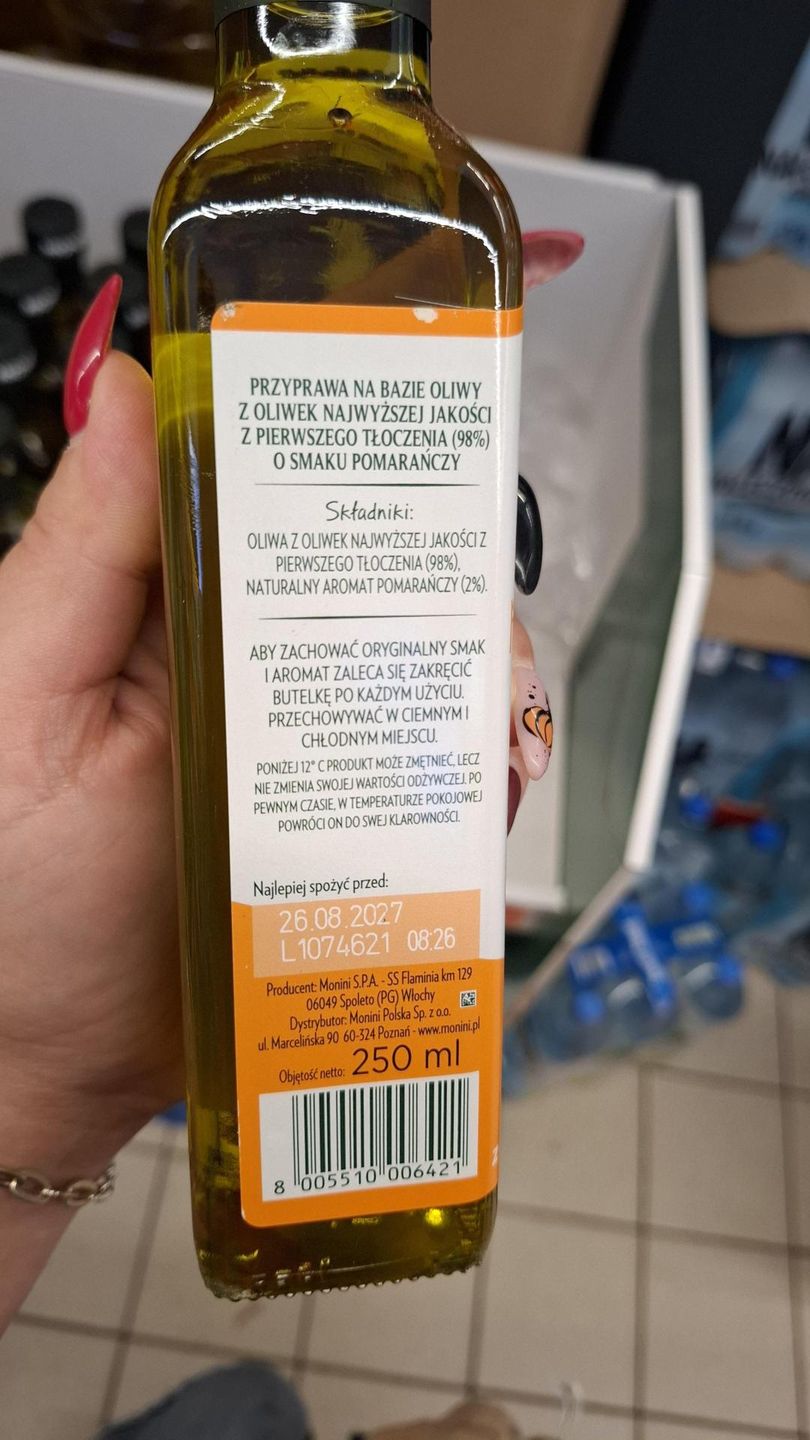 Aromatyzowana oliwa z oliwek