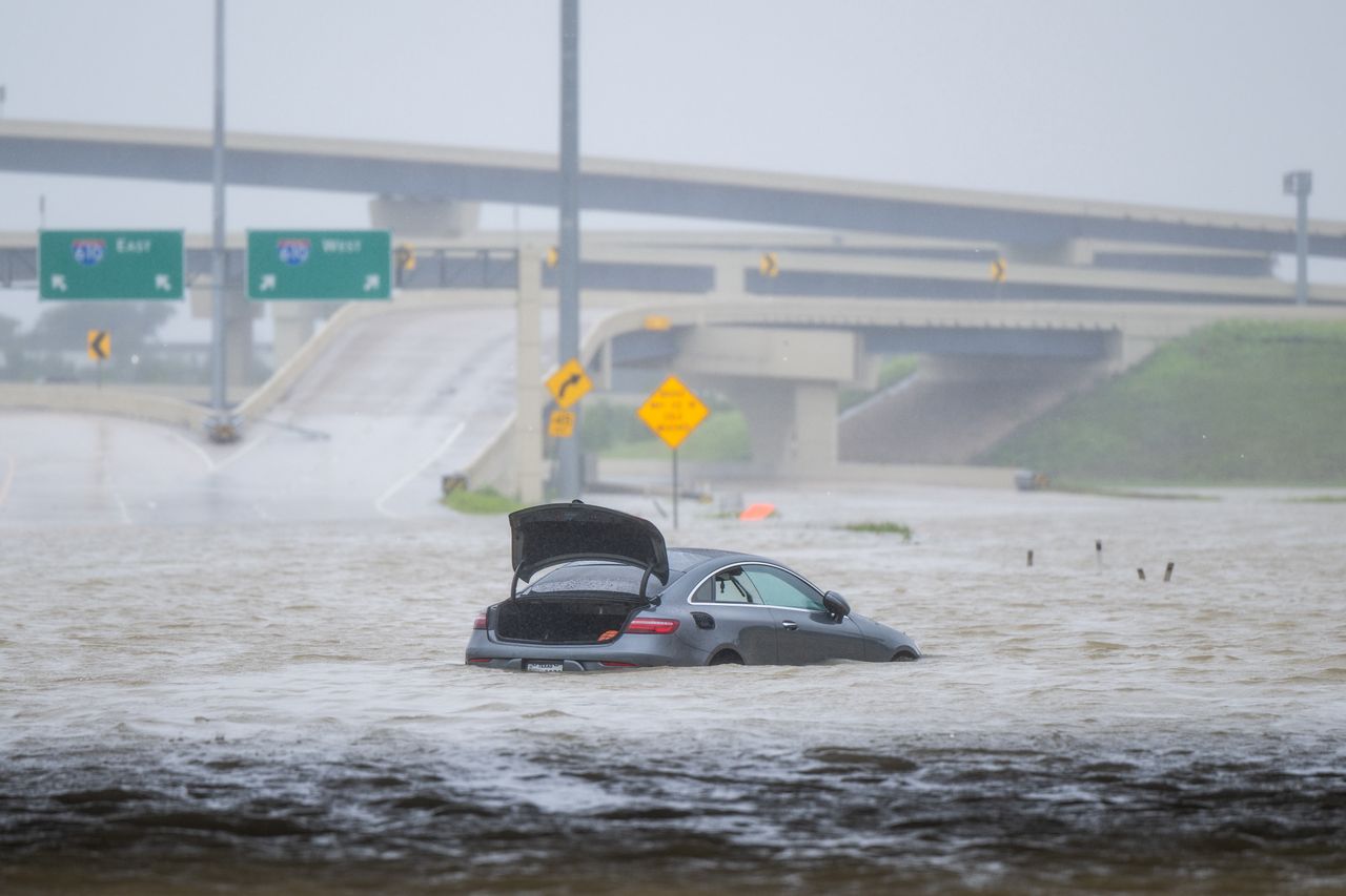 After the hurricane hit, more than two million residents around Houston are without power.