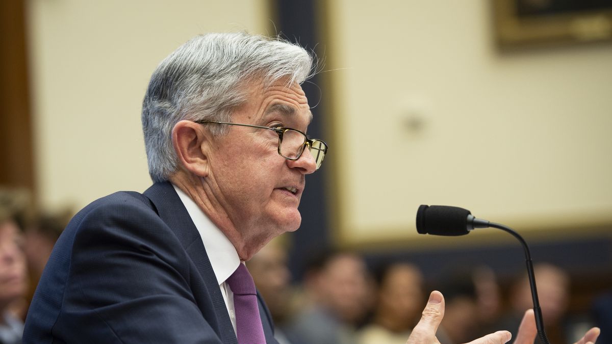 UNITED STATES - FEBRUARY 11: Federal Reserve Chairman Jerome Powell testifies before the House Committee on Financial Services on Tuesday, Feb. 11, 2020. (Photo by Caroline Brehman/CQ-Roll Call, Inc via Getty Images)