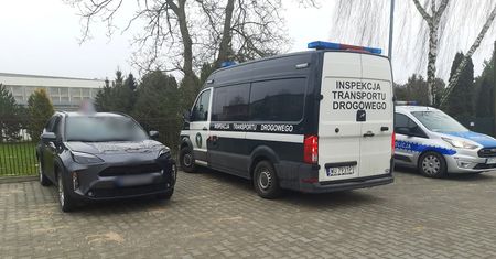 Skontrolowała go Inspekcja Transportu Drogowego - był pijany!