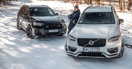 Test: Volvo XC90 T8 Recharge vs. Audi Q7 60 TFSI e - są różne jak serce i rozum, ale wybór i tak jest trudny