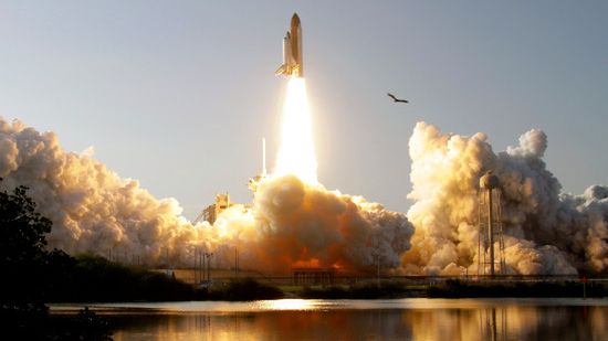 Start wahadłowca widziany z samolotu [wideo] 1