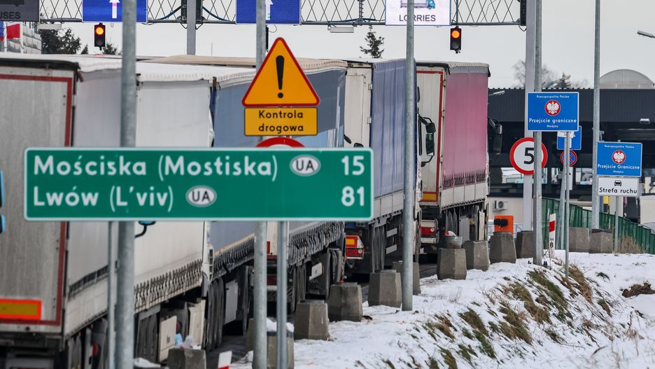 Przejście graniczne. Zdjęcie ilustracyjne