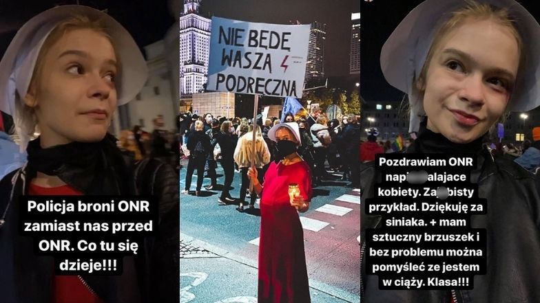 Julia Wróblewska pobita podczas manifestacji w Warszawie!