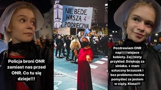 Julia Wróblewska POBITA podczas manifestacji w Warszawie? "Pozdrawiam ONR napie**alające kobiety"