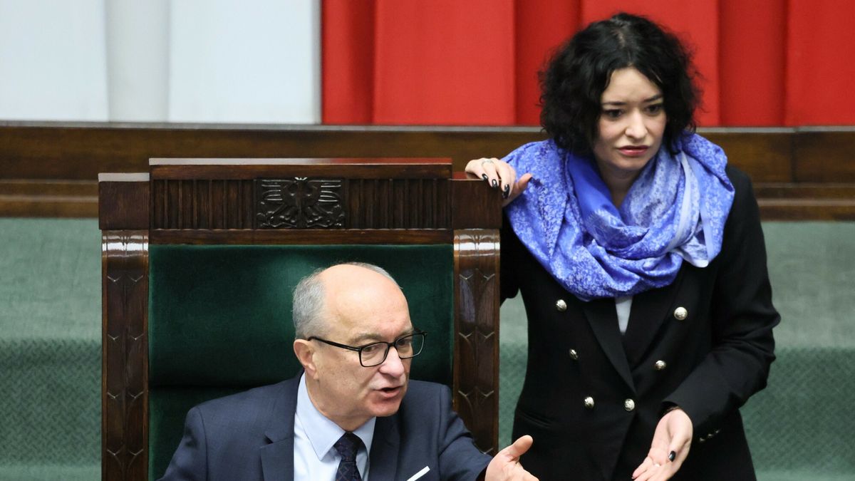 51. posiedzenie Sejmu X kadencji - dzie? 4
Fot. Wojciech Olkusnik/East News, 13.02..2026. Warszawa. 51. posiedzenie Sejmu X kadencji - dzien czwarty.
N/z: Wlodzimierz Czarzasty, Anna Maria Zukowska
Wojciech Olkusnik