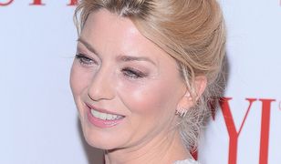 "Aż po sufit": Ta kreacja robi wrażenie. Edyta Olszówka aż promienieje!