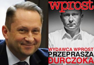 "Wprost" przeprasza Durczoka na okładce, ale dodaje, że "nie za artykuły o molestowaniu"!