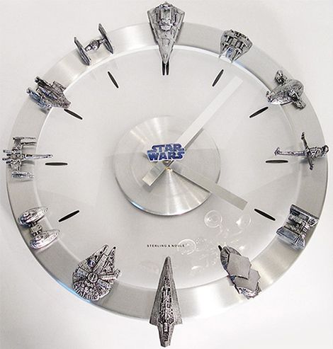 Zegar dla fanów Gwiezdnych Wojen