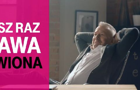 „Dzwonisz raz i sprawa załatwiona” - Bogusław Linda śpiewa i tańczy w reklamie T-Mobile dla Firm (wideo)