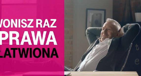 „Dzwonisz raz i sprawa załatwiona” - Bogusław Linda śpiewa i tańczy w reklamie T-Mobile dla Firm (wideo)