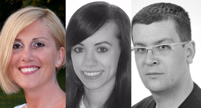 Eliza Graff, Michał Murawski i Justyna Makowska w Mr Target